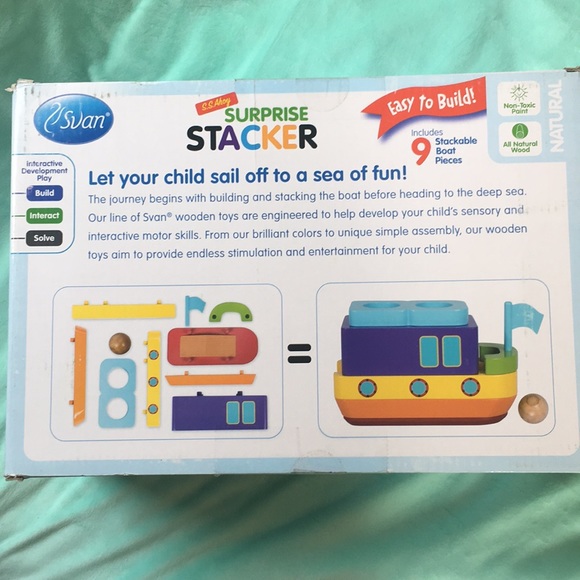 SS Ahoy Surprise Stacker Boat Toy - Picture 2 of 2